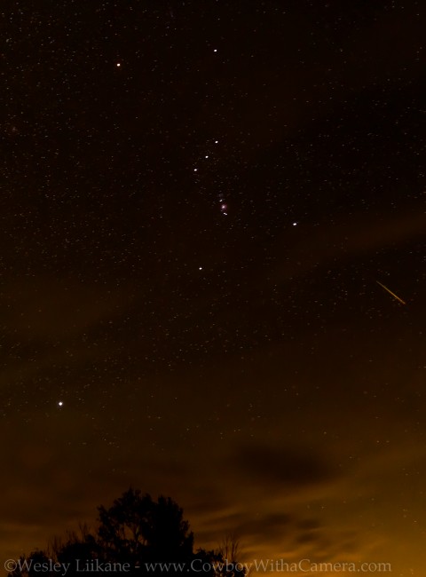 Orionid Meteor Torrance barrens ontario canada wesley liikane cowboy with a camera